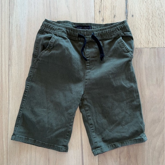 Street Rules Olive Green Little Boys Shorts Size 12 - Picture 1 of 3